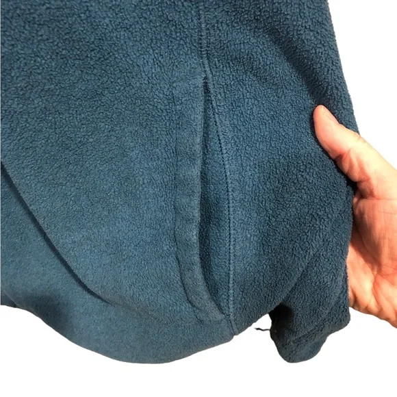 Men’s 2XL Croft and Barrow Teal long sleeve partial zip collared sweatshirt - Picture 13 of 17